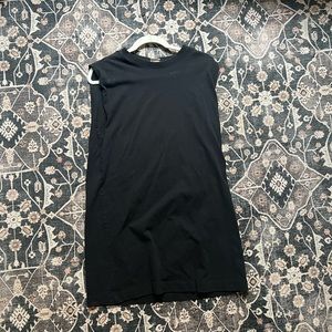 Black tank mini dress